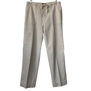 Vintage Eddie Bauer Cargo cotton pants tan 10